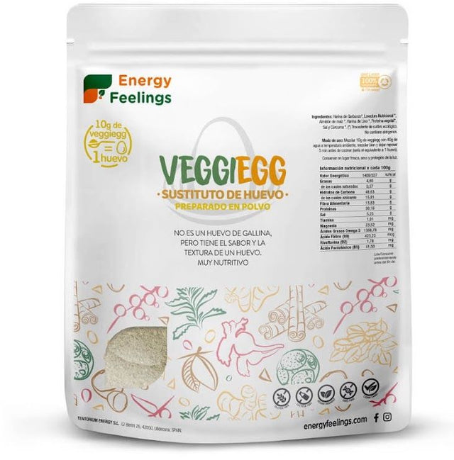 Veggiegg · Energy Feelings · 360 gramos