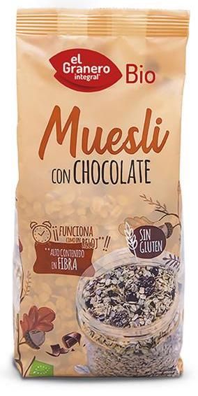 Muesli con Chocolate · El Granero Integral · 375 gramos