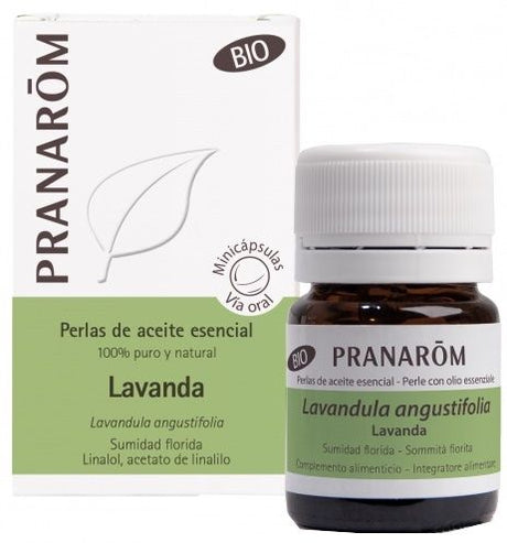 Perlas de Aceite Esencial de Lavanda · Pranarom · 60 perlas