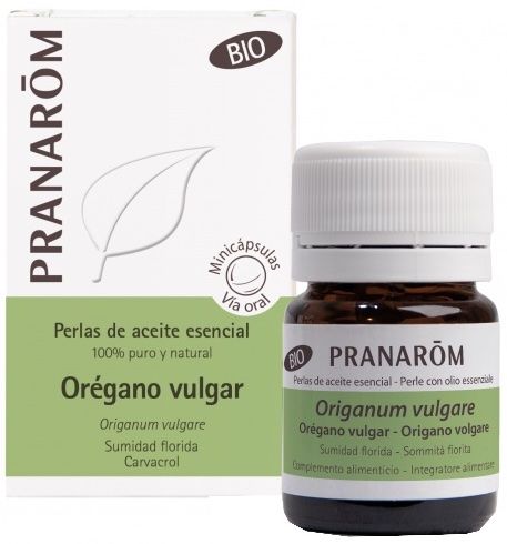 Perlas de Aceite Esencial de Orégano Vulgar · Pranarom · 60 perlas