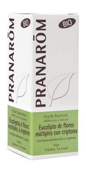 Aceite Esencial de Eucalipto de Flores Múltiples con Criptona Bio · Pranarom · 10 ml