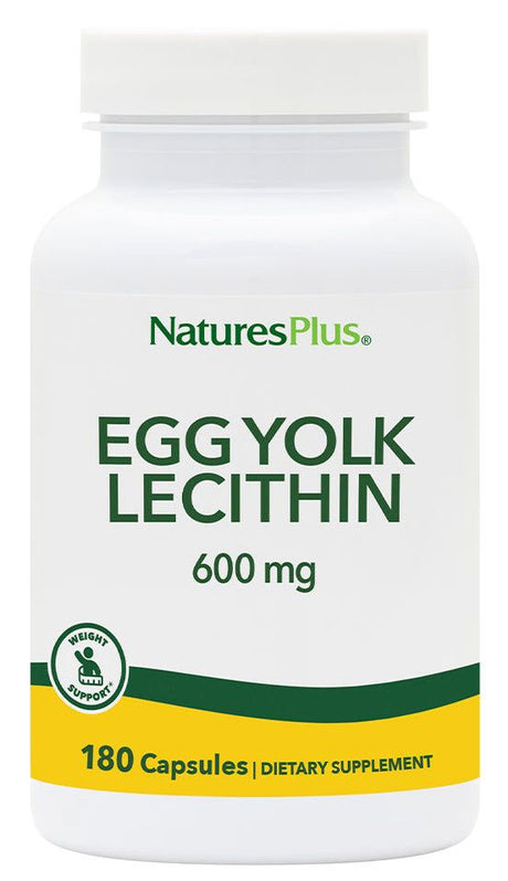 Lecitina de Huevo 600 mg · Nature's Plus · 90 cápsulas