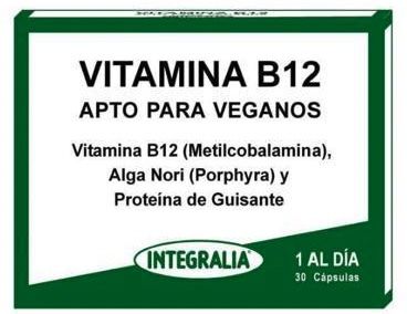 Vitamina B12 · Integralia · 30 cápsulas