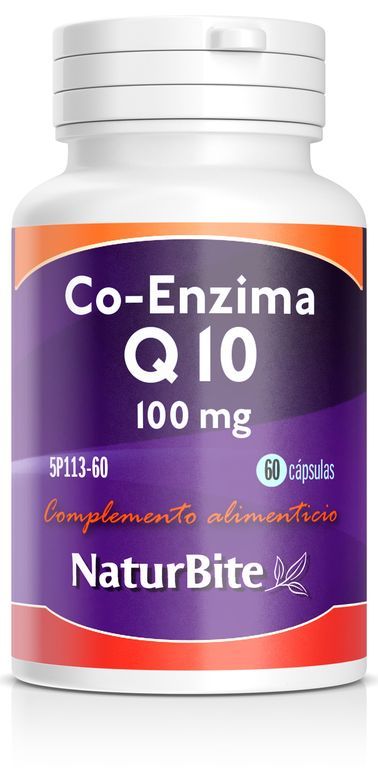 Coenzima Q10 100 mg · NaturBite · 60 cápsulas