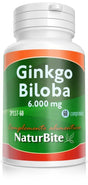 Ginkgo Biloba 6.000 mg · NaturBite · 60 comprimidos