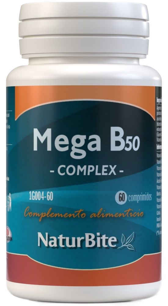 Mega B50 Complex · NaturBite · 60 comprimidos