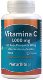 Vitamina C 1.000 mg con Rosa Mosqueta - Liberación Sostenida · NaturBite · 60 comprimidos