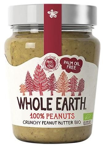 Crema Crujiente de Cacahuete Bio · Whole Earth · 227 gramos