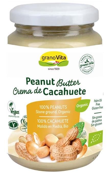 Crema de Cacahuete Bio · Granovita · 350 gramos