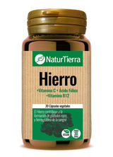 Hierro · NaturTierra · 30 cápsulas