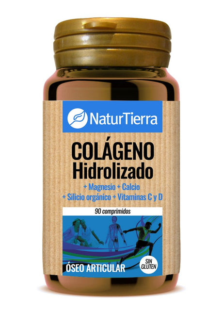 Colágeno Hidrolizado · NaturTierra · 90 comprimidos