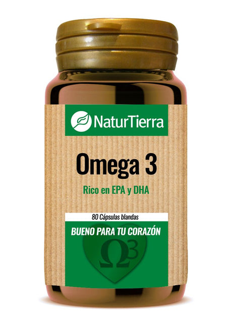 Omega 3 · NaturTierra · 80 cápsulas