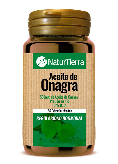 Aceite de Onagra · NaturTierra · 60 cápsulas