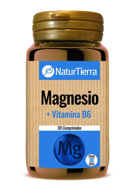 Magnesio + Vitamina B6 · NaturTierra · 90 comprimidos