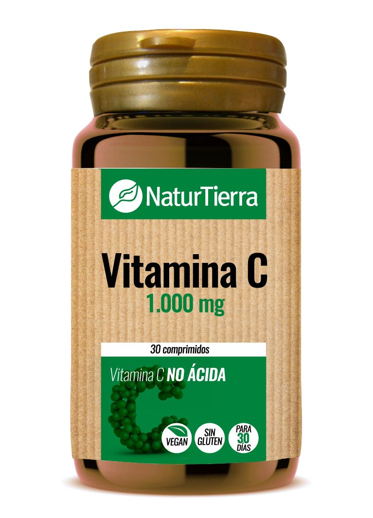 Vitamina C No Ácida · NaturTierra · 30 comprimidos