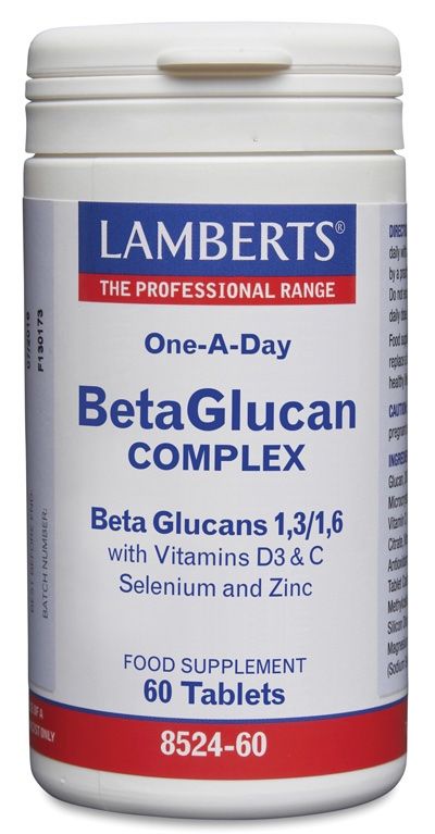 BetaGlucan Complex · Lamberts · 60 comprimidos