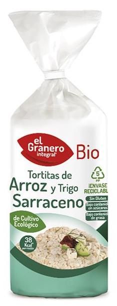 Tortitas de Arroz y Trigo Sarraceno · El Granero Integral · 115 gramos