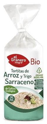 Tortitas de Arroz y Trigo Sarraceno · El Granero Integral · 115 gramos