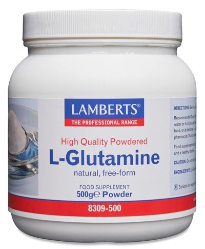 L-Glutamina en Polvo · Lamberts · 500 gramos