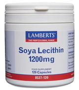 Lecitina de Soja 1.200 mg · Lamberts · 120 perlas