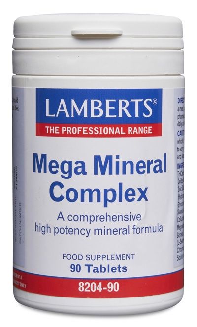 Mega Mineral Complex · Lamberts · 90 comprimidos