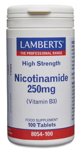 Nicotinamida 250 mg · Lamberts · 100 comprimidos