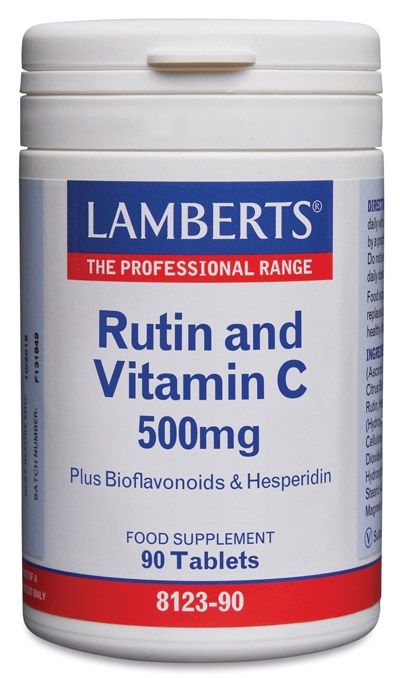 Rutina y Vitamina C · Lamberts · 90 comprimidos