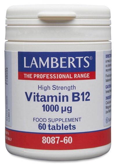 Vitamina B12 1.000 mcg  · Lamberts · 60 comprimidos