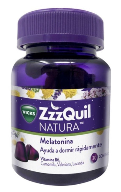 ZzzQuil Natura Melatonina · Vicks · 30 gummies