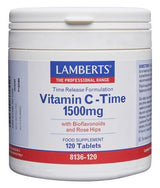 Vitamina C - Liberación Sostenida 1.500 mg · Lamberts · 120 comprimidos