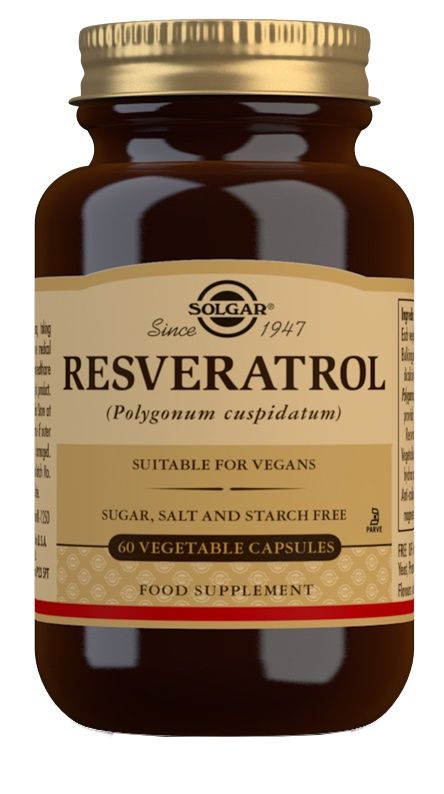 Resveratrol · Solgar · 60 cápsulas