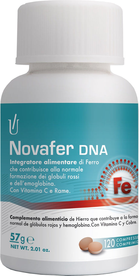 Novafer DNA · Glauber Pharma · 120 comprimidos