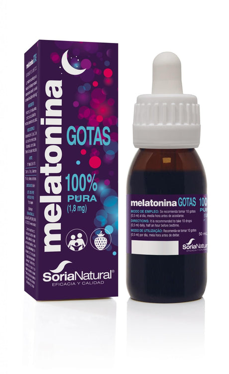 Melatonin Pura Gotas 1,8 mg · Soria Natural · 50 ml