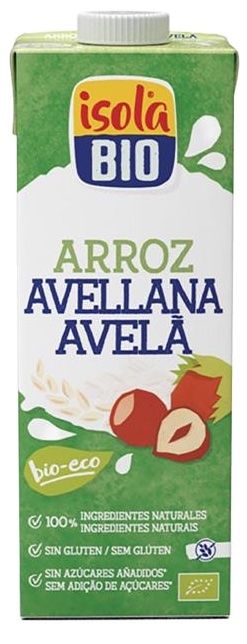 Bebida de Arroz y Avellanas · Isola Bio · 1 litro