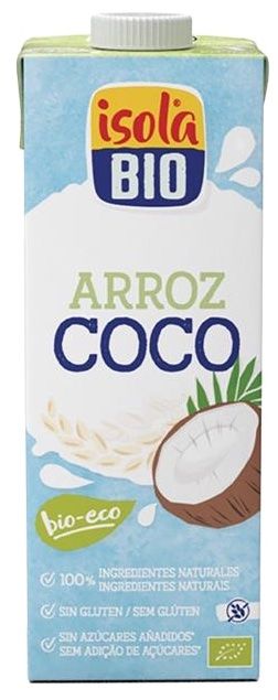 Bebida de Arroz y Coco · Isola Bio · 1 litro