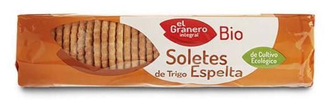 Galletas Soletes de Trigo Espelta · El Granero Integral · 230 gramos