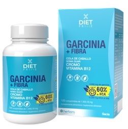 Garcinia + Fibra - Diet Prime · Herbora · 120 comprimidos