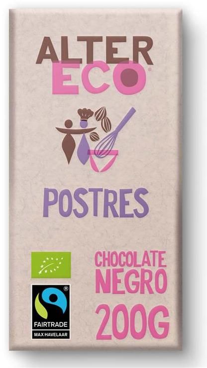 Chocolate Negro para Postres · Altereco · 200 gramos