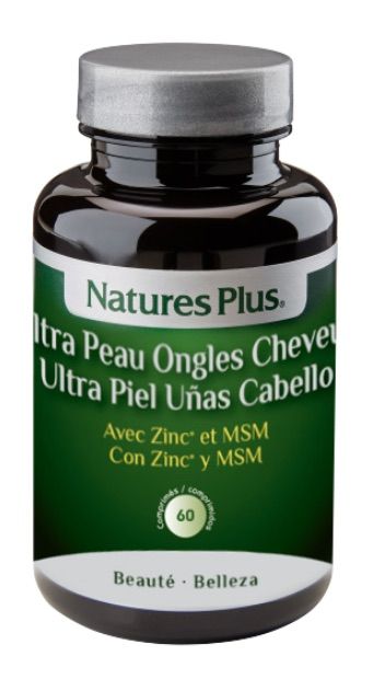 Ultra Piel Uñas y Cabello Plus · Nature's Plus · 60 comprimidos