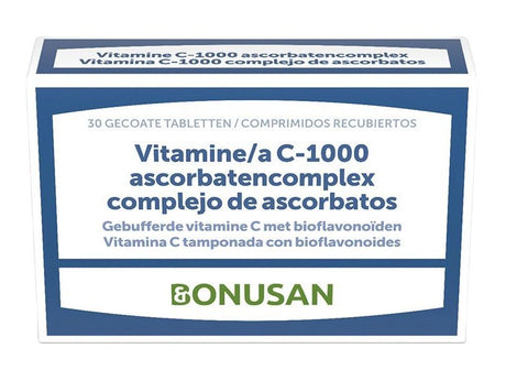 Vitamina C 1000 (Complejo de Ascorbatos) · Bonusan · 30 comprimidos