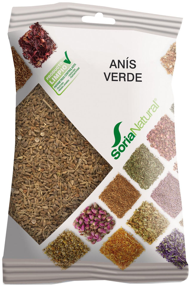 Anís Verde en Bolsa · Soria Natural · 60 gramos