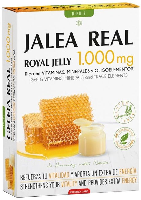 Bipole Jalea Real 1.000 mg · Dietéticos Intersa · 20 ampollas