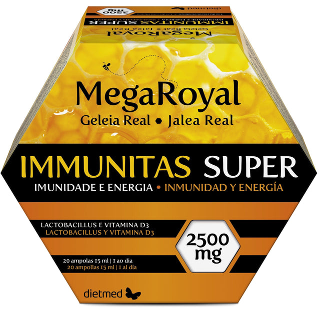 Megaroyal Immunitas Super · Dietmed · 20 ampollas