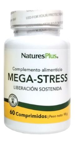 Mega Stress - Liberación Sostenida · Nature's Plus · 60 comprimidos