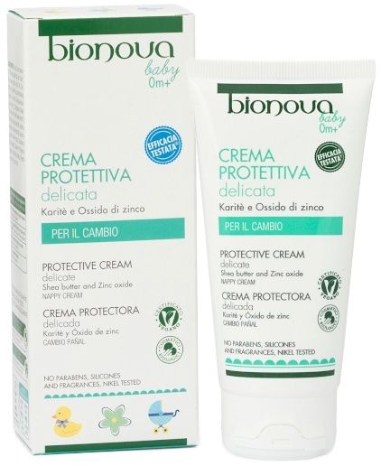 Crema Pañal Protectora Delicada para Bebé · Bionova · 75 ml