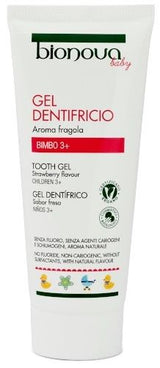 Gel Dentífrico para Niños Sabor Fresa · Bionova · 75 ml