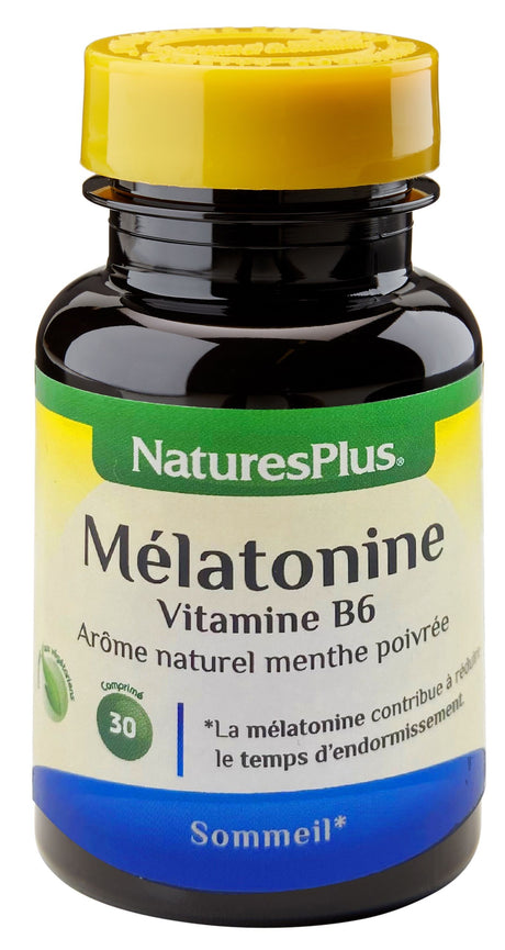 Melatonina con Vitamina B6 · Nature's Plus · 30 comprimidos