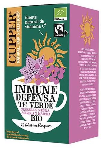 Té Verde Inmune BIO · Cupper · 20 filtros