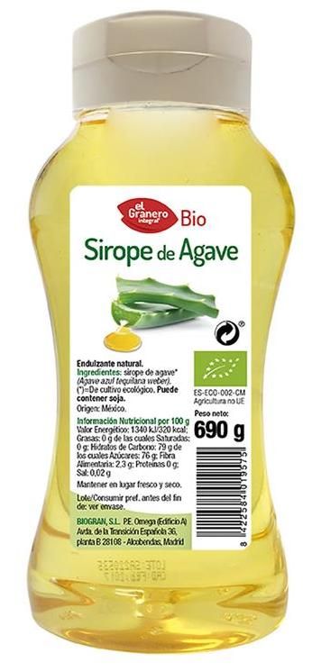 Sirope de Agave · El Granero Integral · 690 gramos