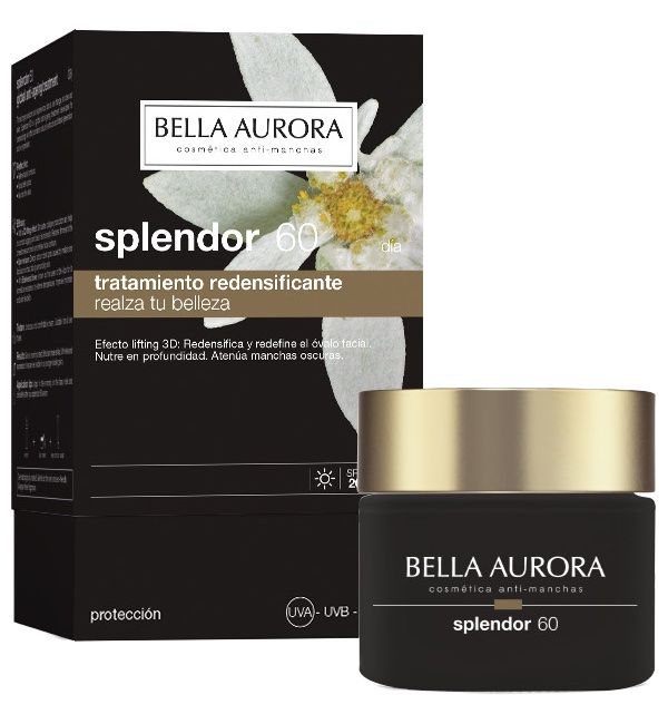 Splendor60 Crema de Día Antiedad Redensificante · Bella Aurora · 50 ml